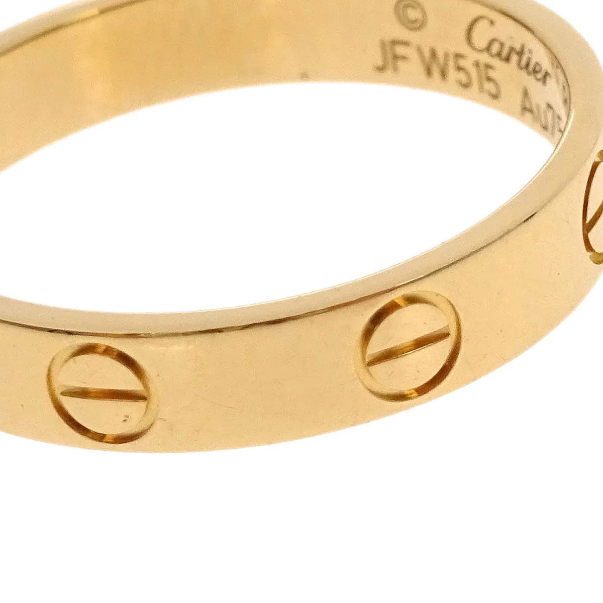 Cartier Mini Love Ring Au750 #55 - Image 2