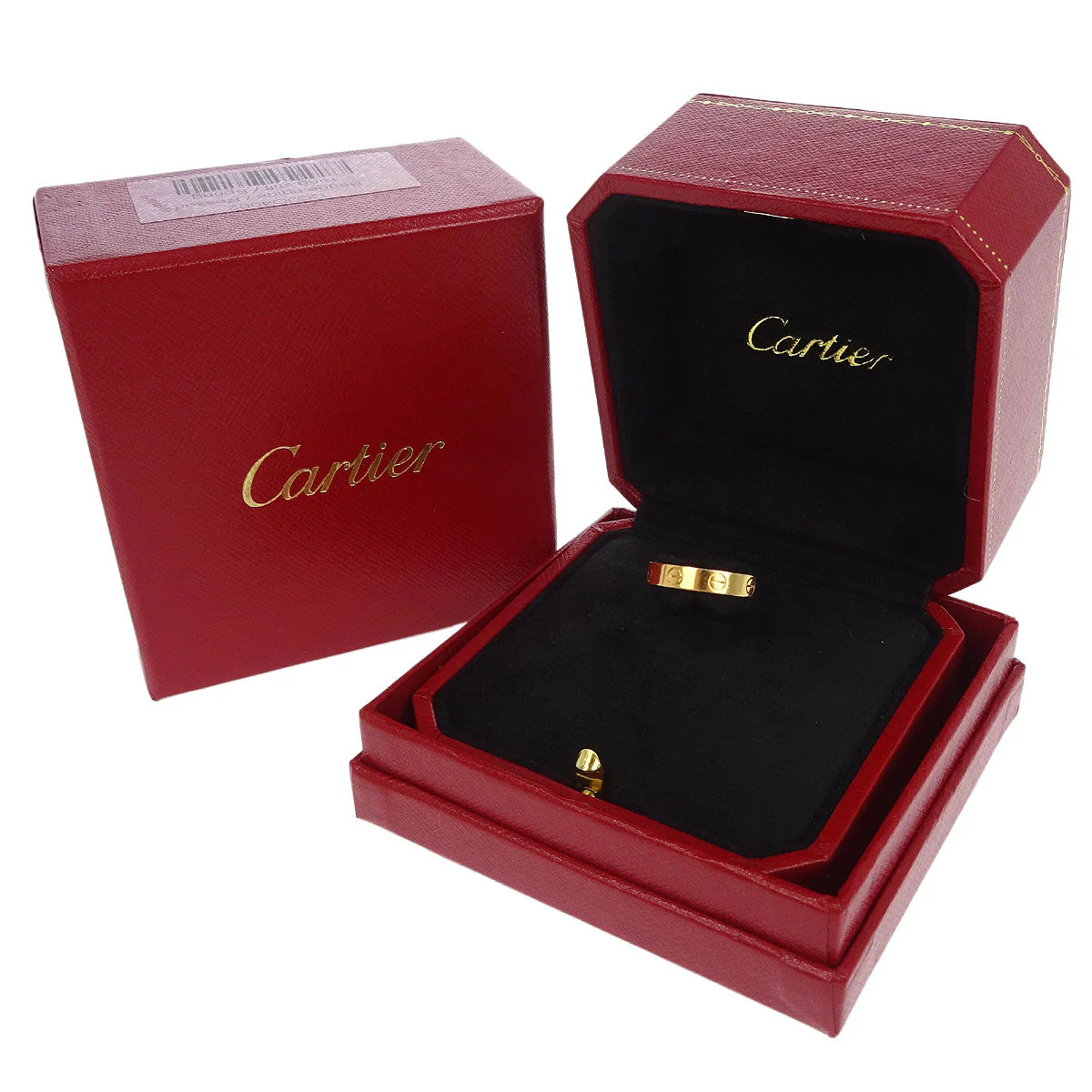 Cartier Mini Love Ring Au750 #49 - Image 4