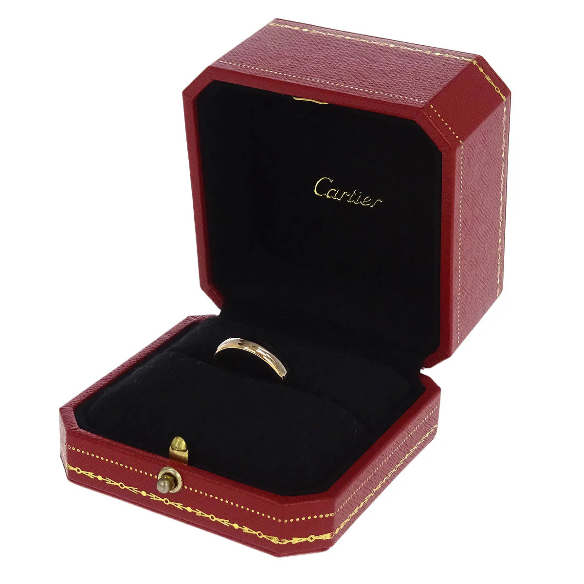 Cartier Three Color Wedding Ring 750 #52 - Image 4