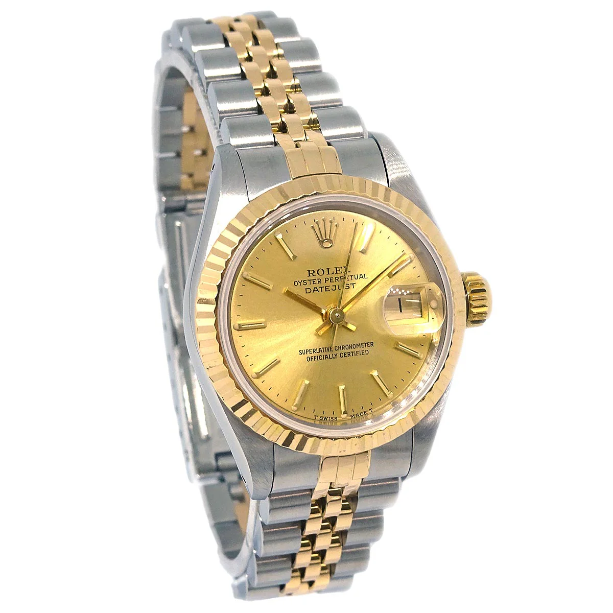 Rolex Oyster Perpetual Datejust 26mm Ref.69173 Self-winding Watch SS 18K - Image 2