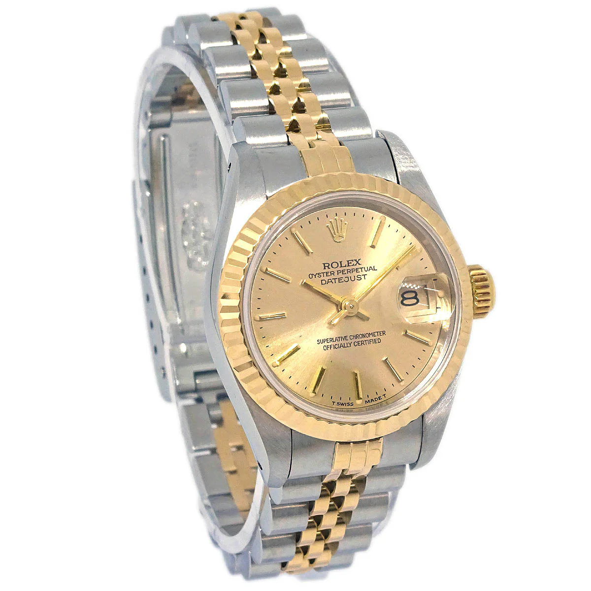 Rolex Oyster Perpetual Datejust 26mm Ref.69173 Self-winding Watch SS 18K - Image 2