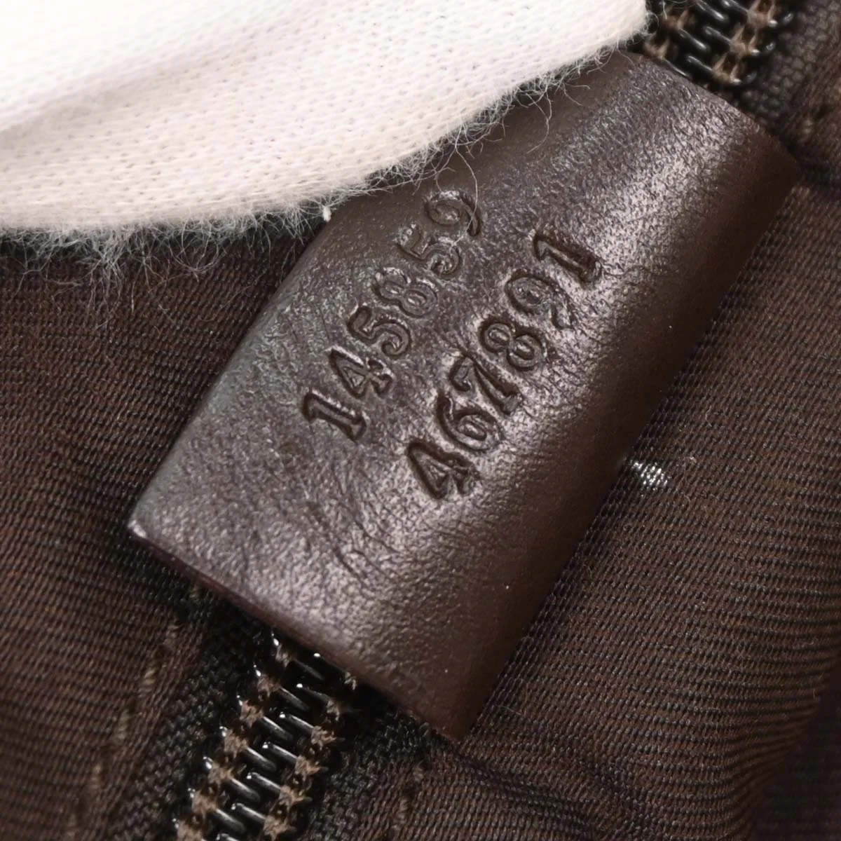 Gucci Beige Canvas GG Shoulder Bag - Image 10