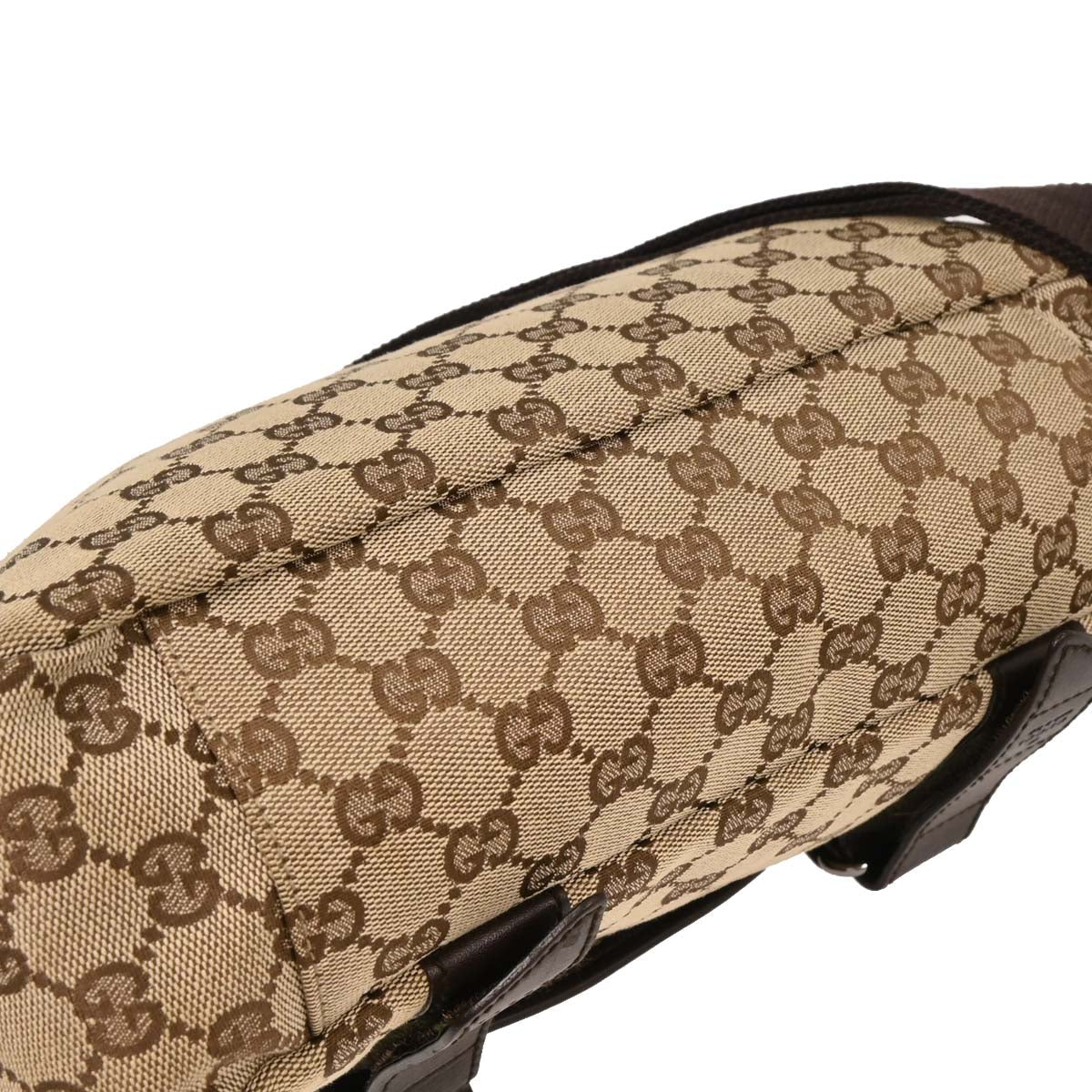 Gucci Beige Canvas GG Shoulder Bag - Image 3