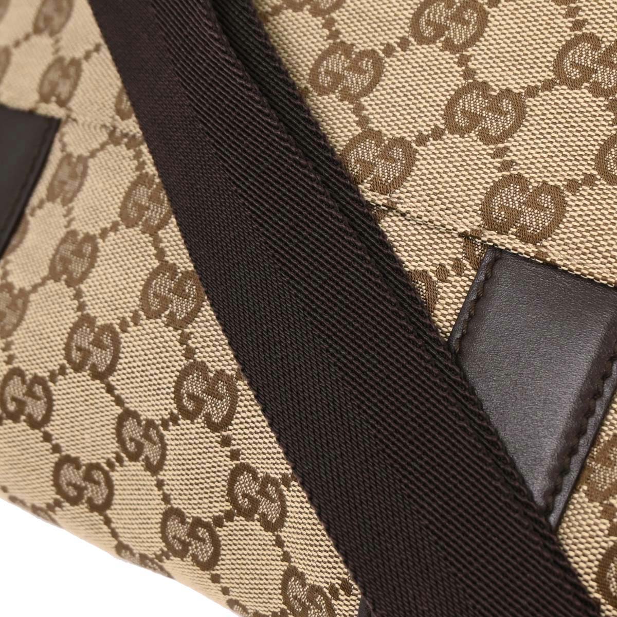 Gucci Beige Canvas GG Shoulder Bag - Image 6