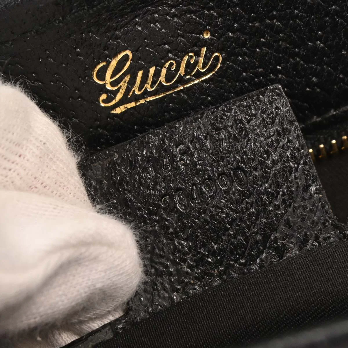 Gucci Black Canvas GG Jackie Tote Handbag - Image 10