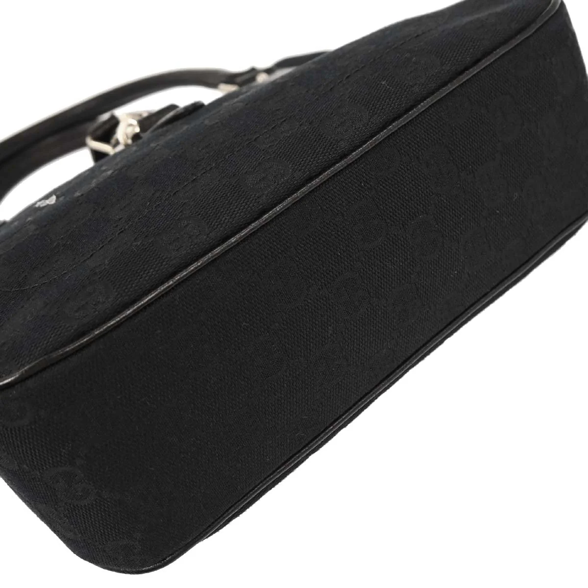 Gucci Black Canvas GG Jackie Tote Handbag - Image 4