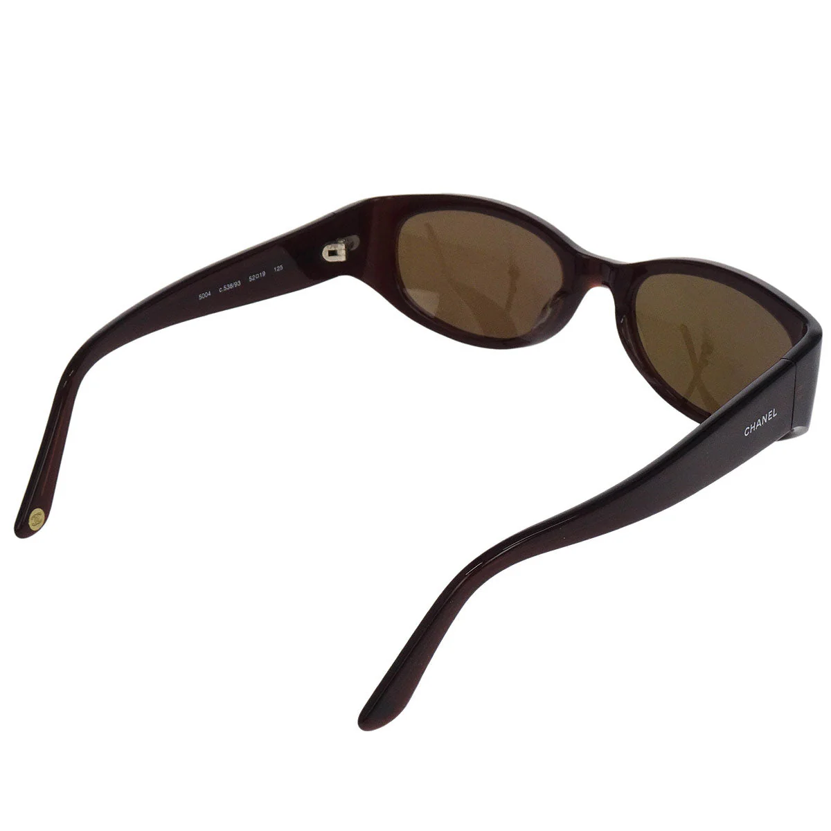 Chanel Sunglasses Eyewear Dark Brown Small Good - Image 2