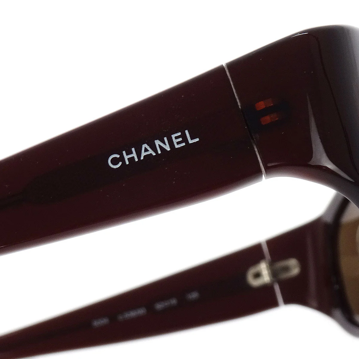 Chanel Sunglasses Eyewear Dark Brown Small Good - Image 7