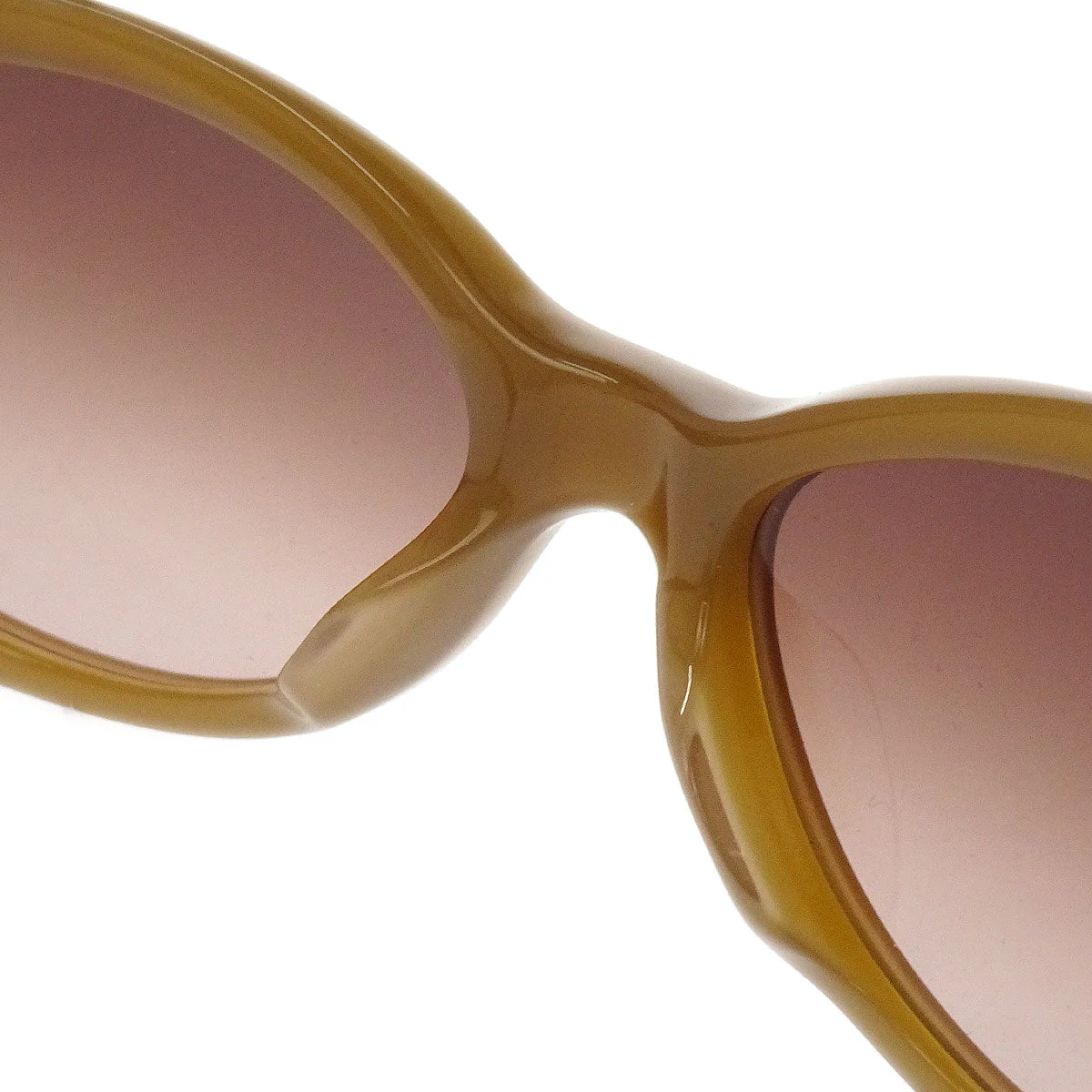 Chanel Sunglasses Eyewear Brown Black Small Good - Image 6