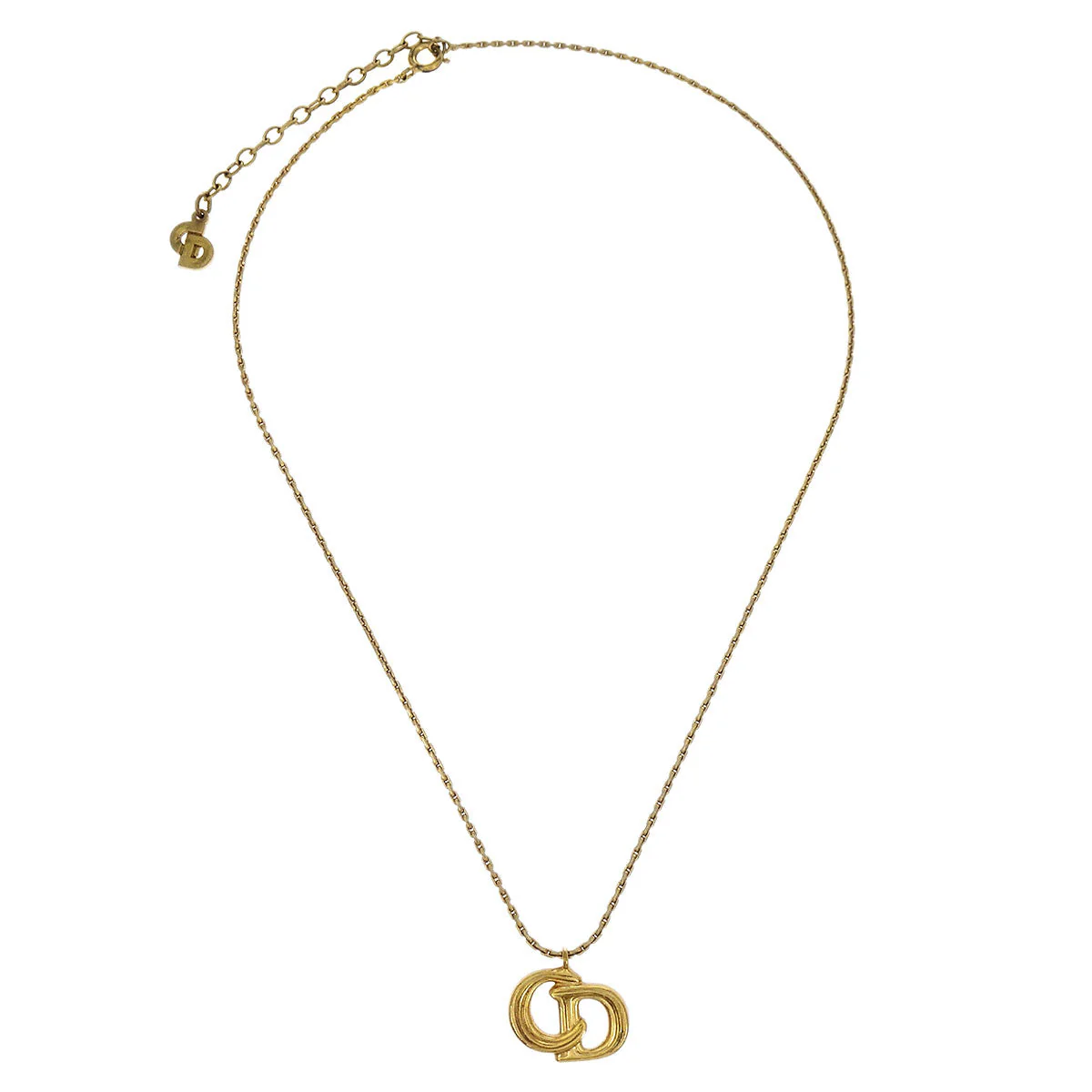 Christian Dior Necklace Pendant Gold - Image 2