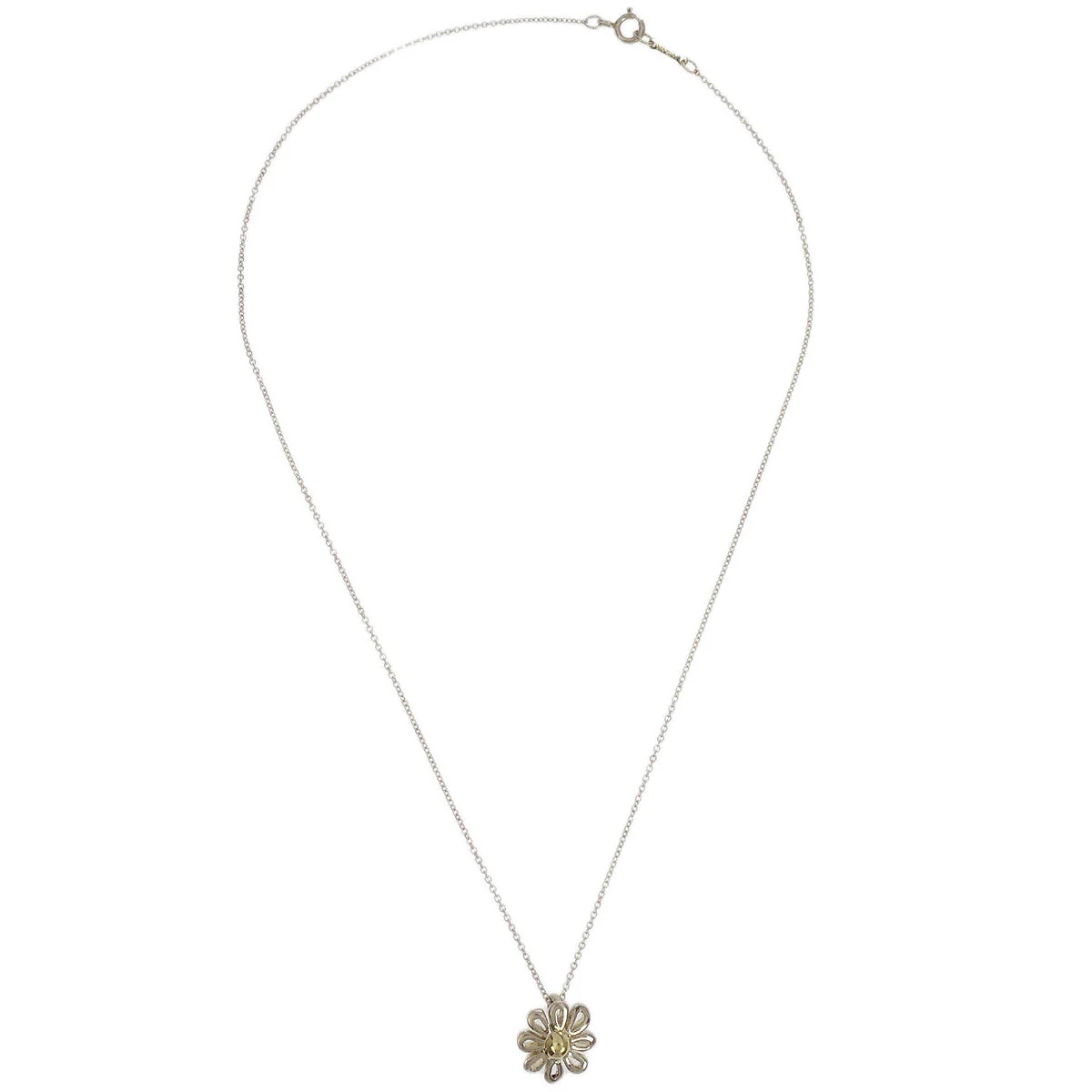 Tiffany & Co. Daisy Pendant Necklace SV925 Silver - Image 2