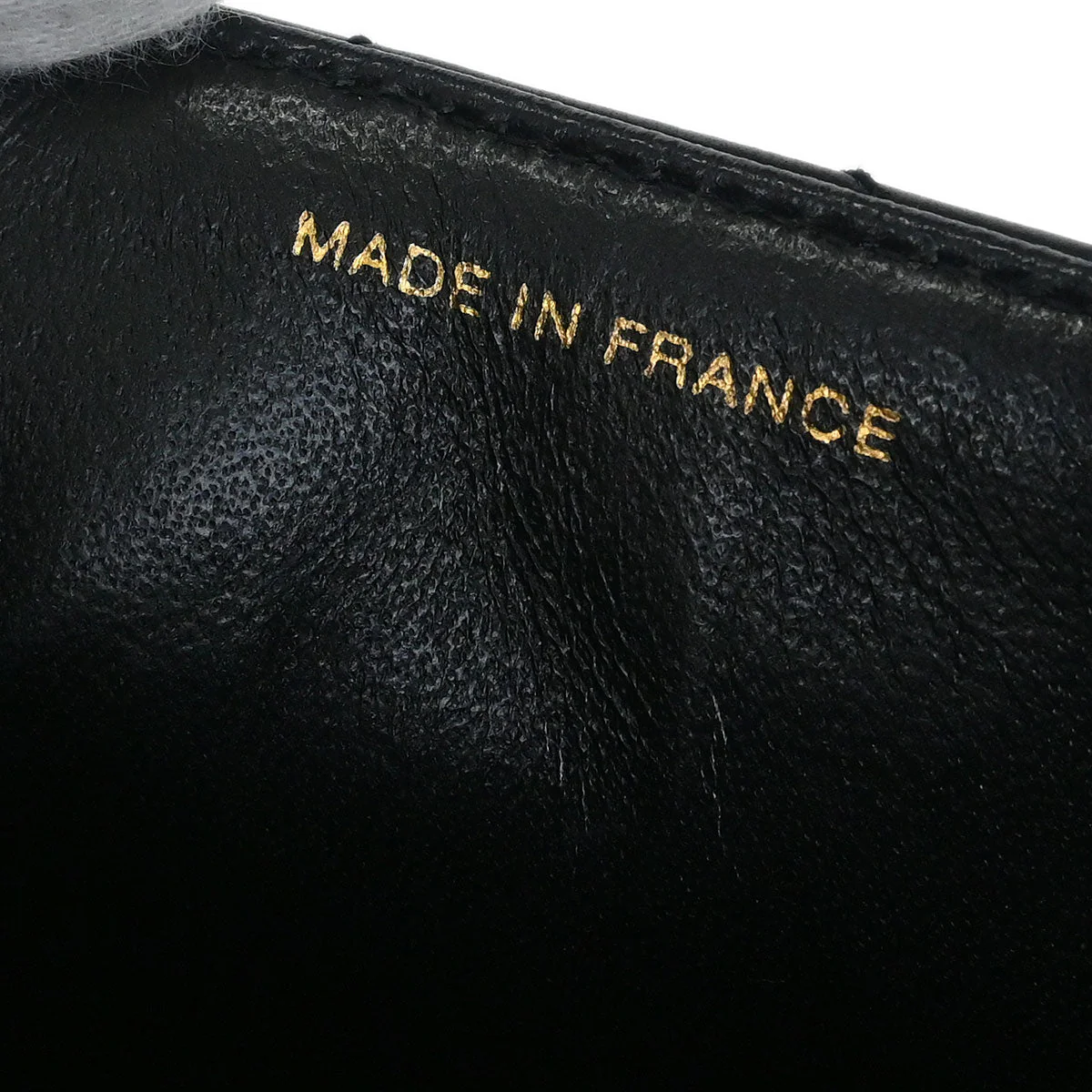Chanel 1997-1999 Black Lambskin Shoulder Bag - Image 9