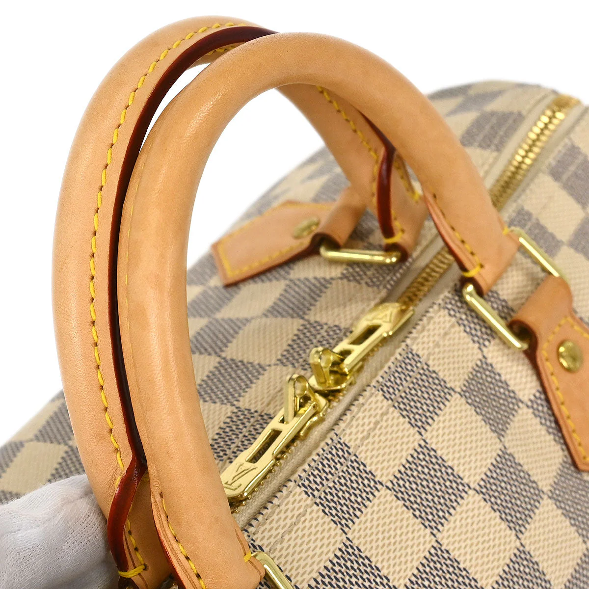 Louis Vuitton 2016 Damier Azur Speedy Bandouliere 30 Handbag N40592 - Image 6