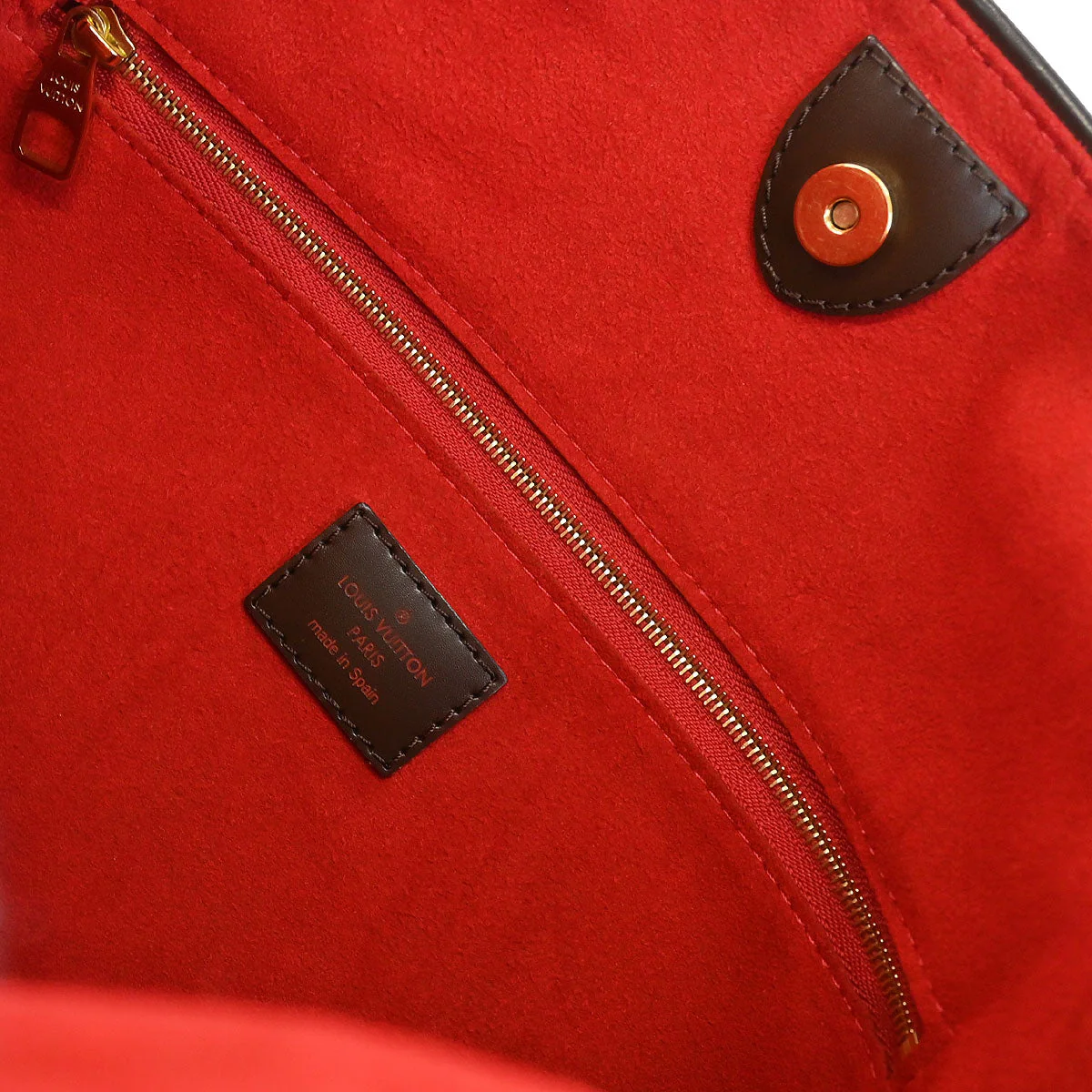 Louis Vuitton 2014 Damier Reggia Shoulder Bag N63542 - Image 9
