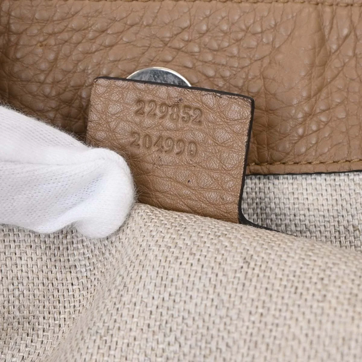 Gucci Beige Horsebit GG Tote Handbag - Image 8