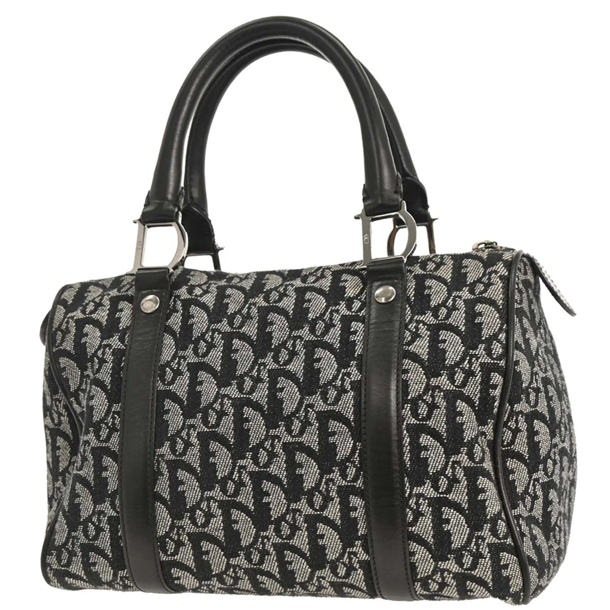 Christian Dior Black Trotter Duffle Handbag - Image 2