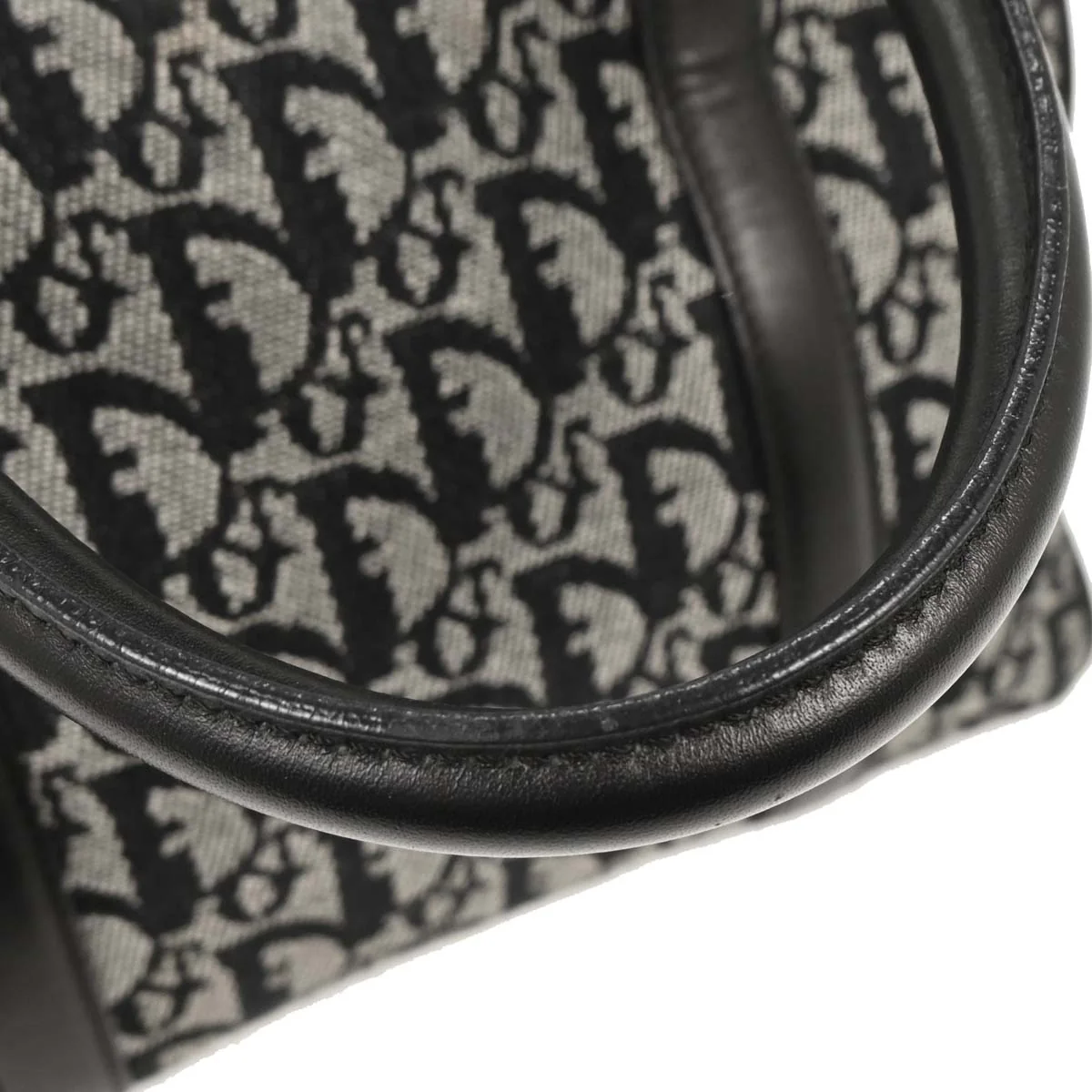 Christian Dior Black Trotter Duffle Handbag - Image 3