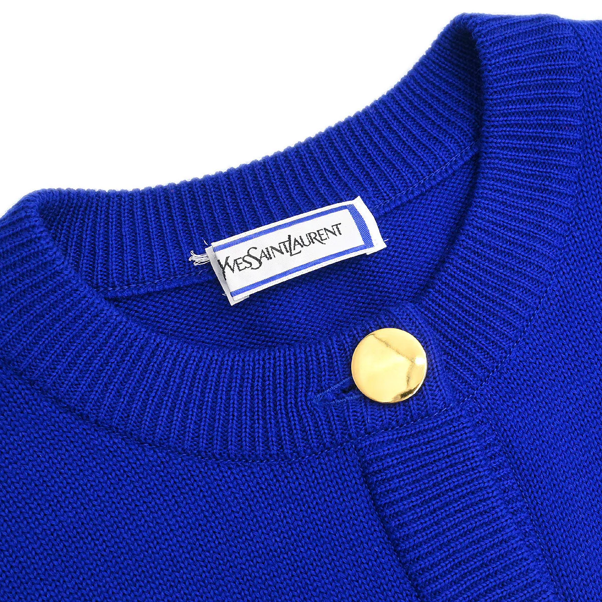 Yves Saint Laurent Cardigan Blue #M - Image 3