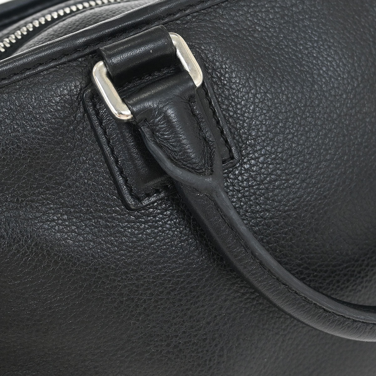 Loewe Black Leather Amazona 28 Handbag - Image 6