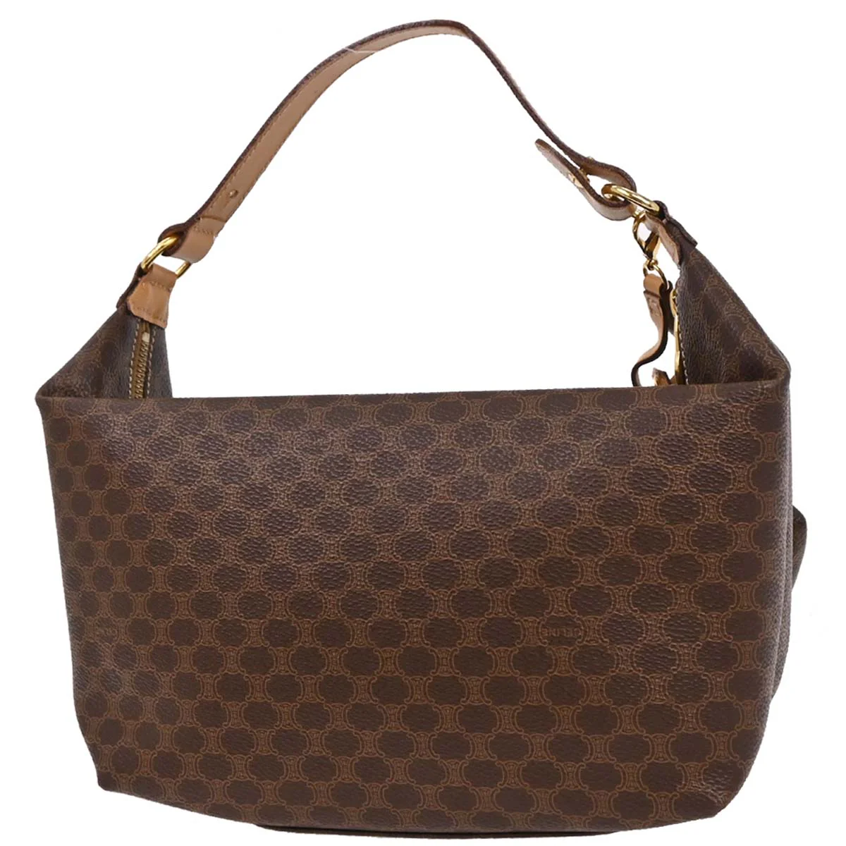 Celine Brown Macadam Handbag - Image 2