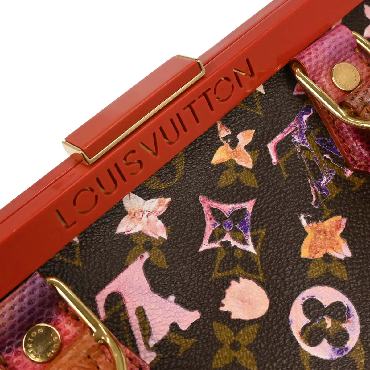 Louis Vuitton * 2008 Monogram Watercolor Papillon Frame M95730 - Image 6