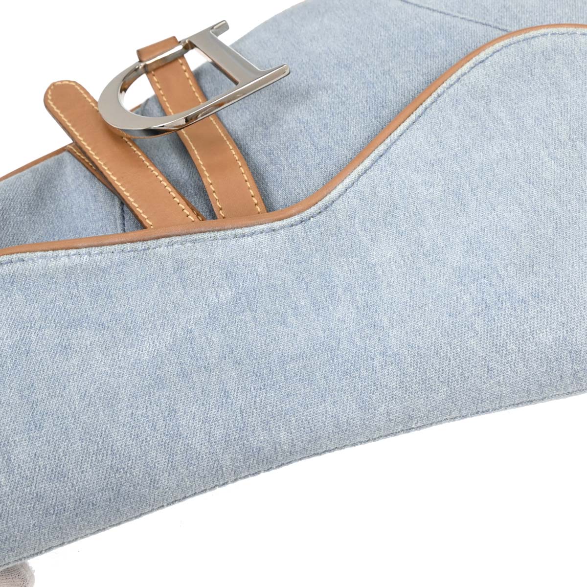 Christian Dior 2001 Canvas Saddle Handbag - Image 4