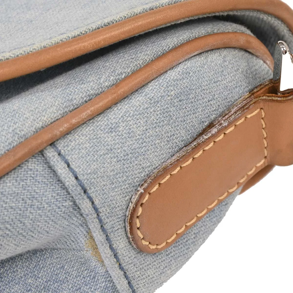 Christian Dior 2001 Canvas Saddle Handbag - Image 7