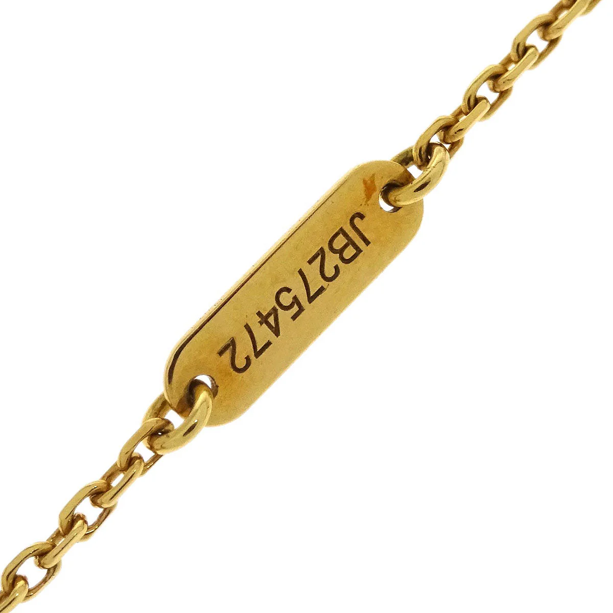 Van Cleef & Arpels Alhambra Pendant Necklace Onyx Au750 - Image 4