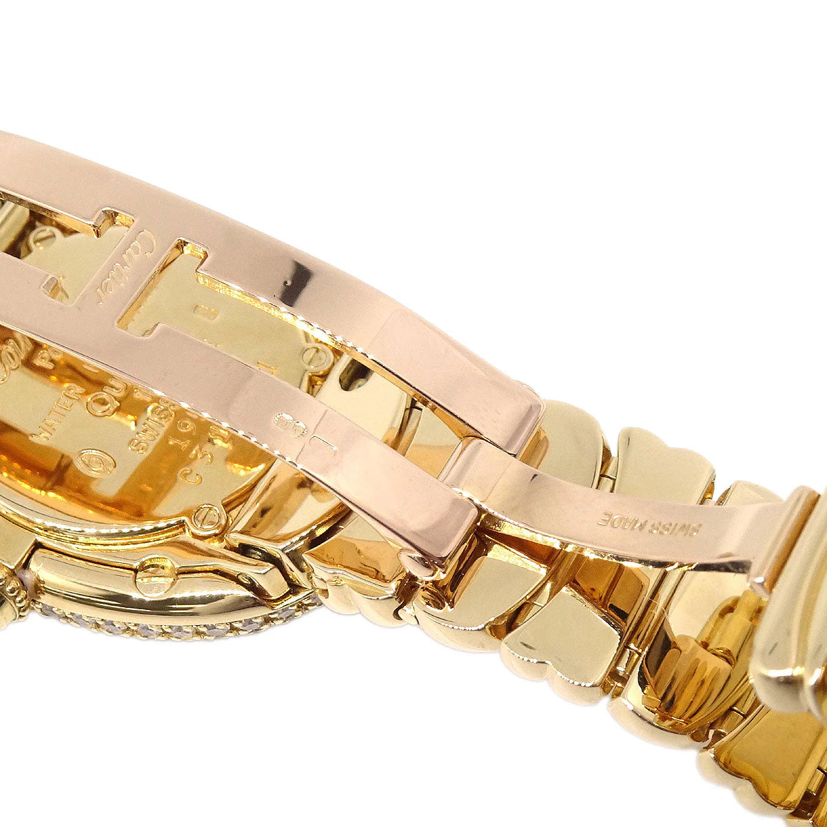 Cartier Baignoire Ref.1950 Quartz Watch 18KYG Diamond - Image 5