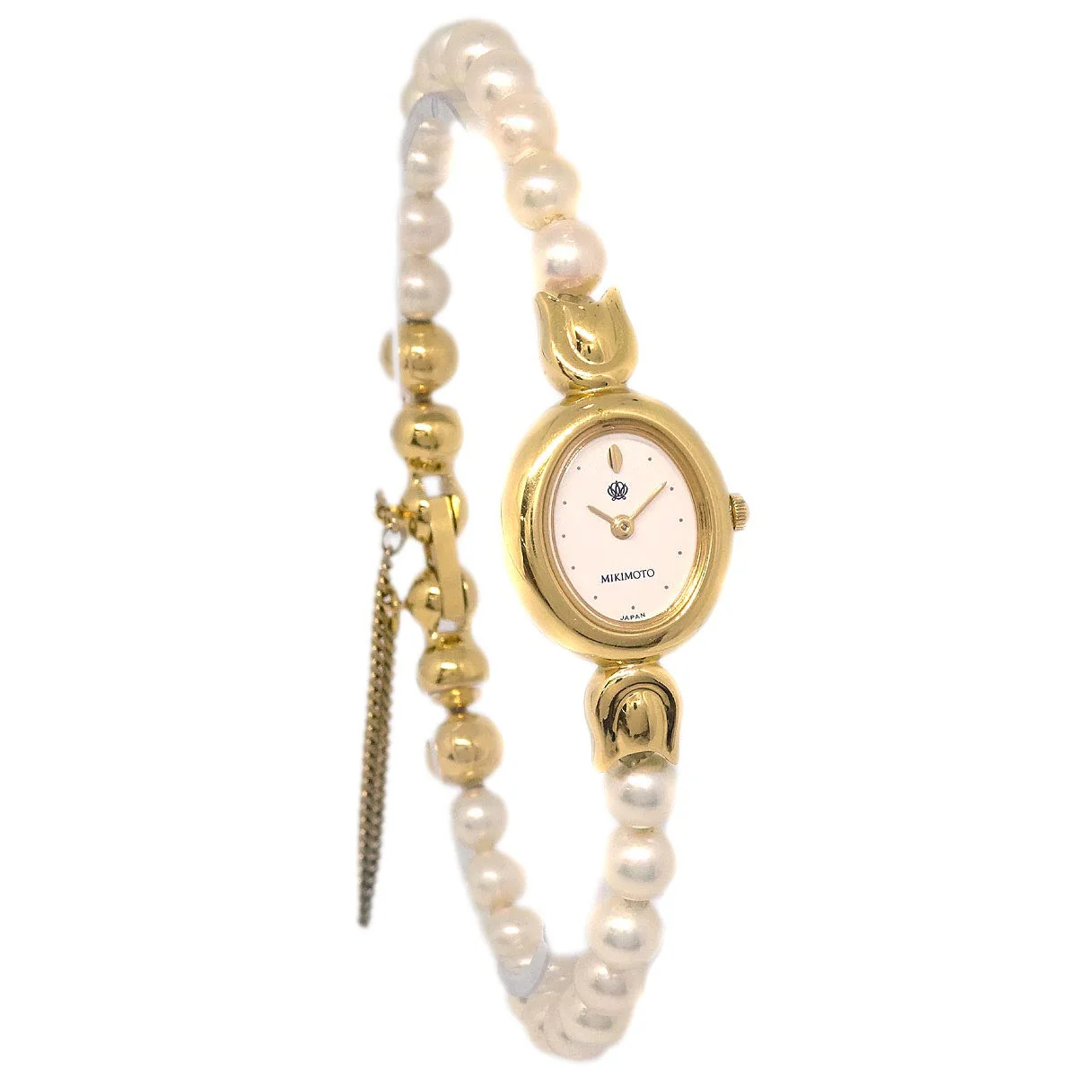 Mikimoto 1E20-3030 Pearl Quartz Watch SS - Image 2