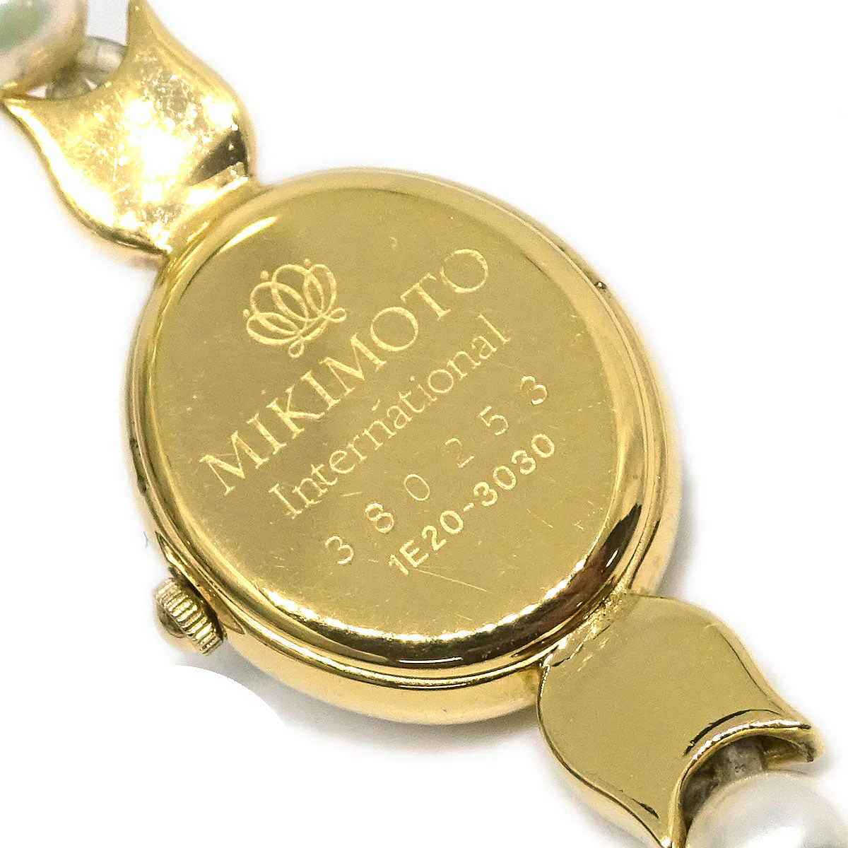 Mikimoto 1E20-3030 Pearl Quartz Watch SS - Image 5