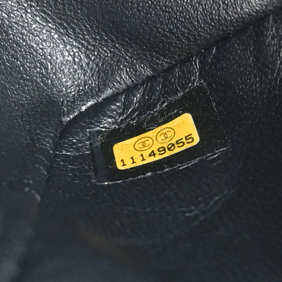 Chanel 2006-2008 Black Perforated Lambskin East West Shoulder Bag - Image 10