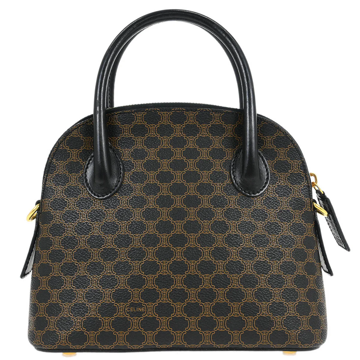 Celine Black Macadam Handbag