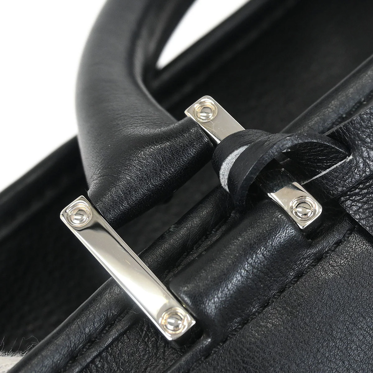 Loewe Black Leather Amazona 28 Handbag - Image 10