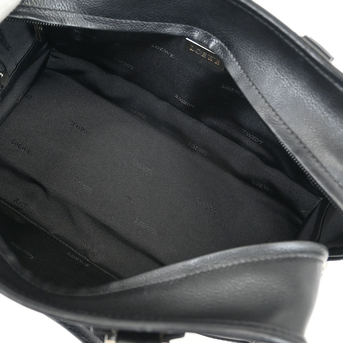 Loewe Black Leather Amazona 28 Handbag - Image 7