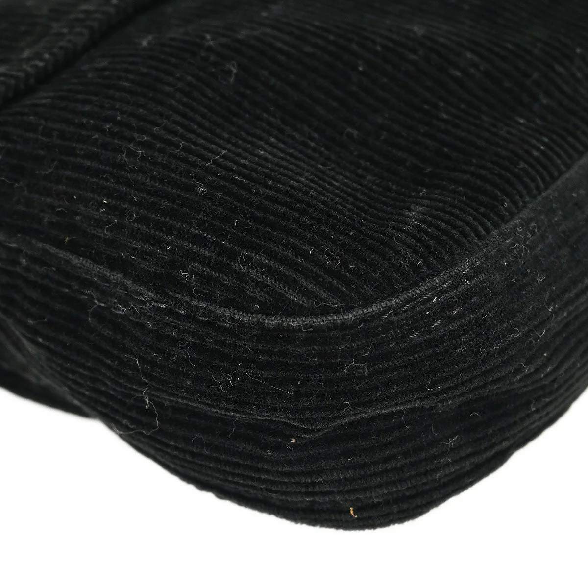 Fendi 2001 Corduroy Baguette Handbag - Image 3