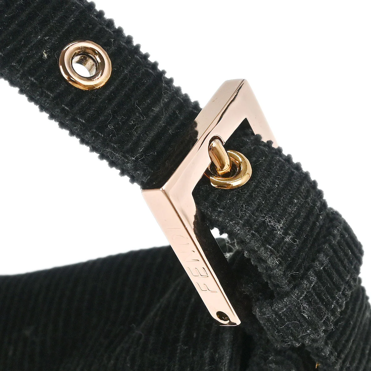 Fendi 2001 Corduroy Baguette Handbag - Image 6