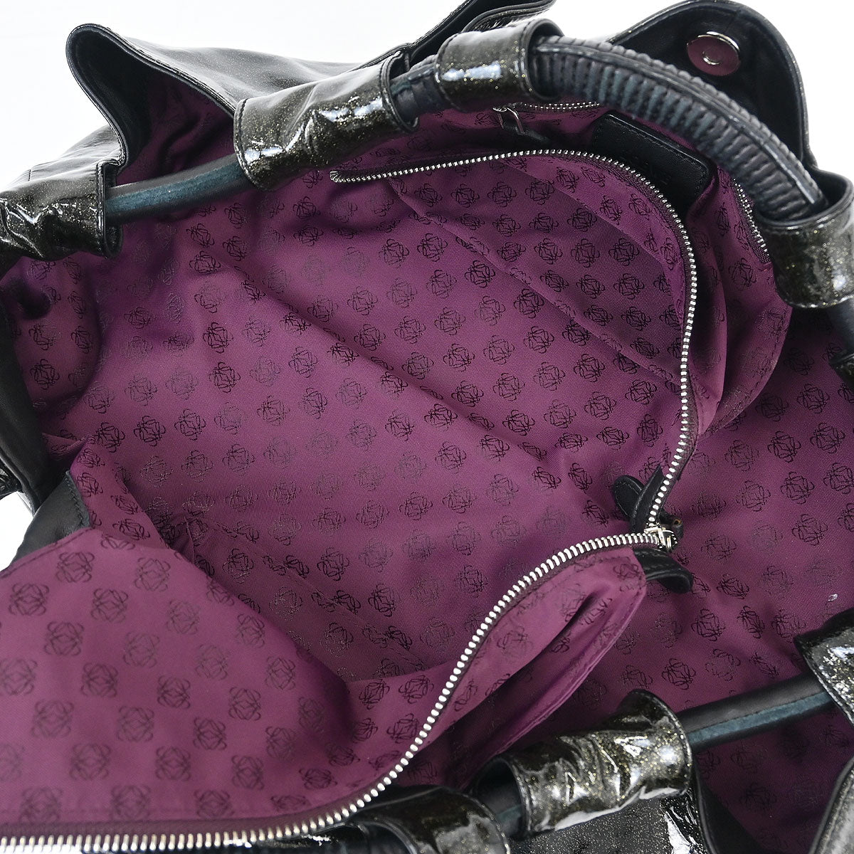 Loewe Black PVC Nappa Aire Tote Handbag - Image 8