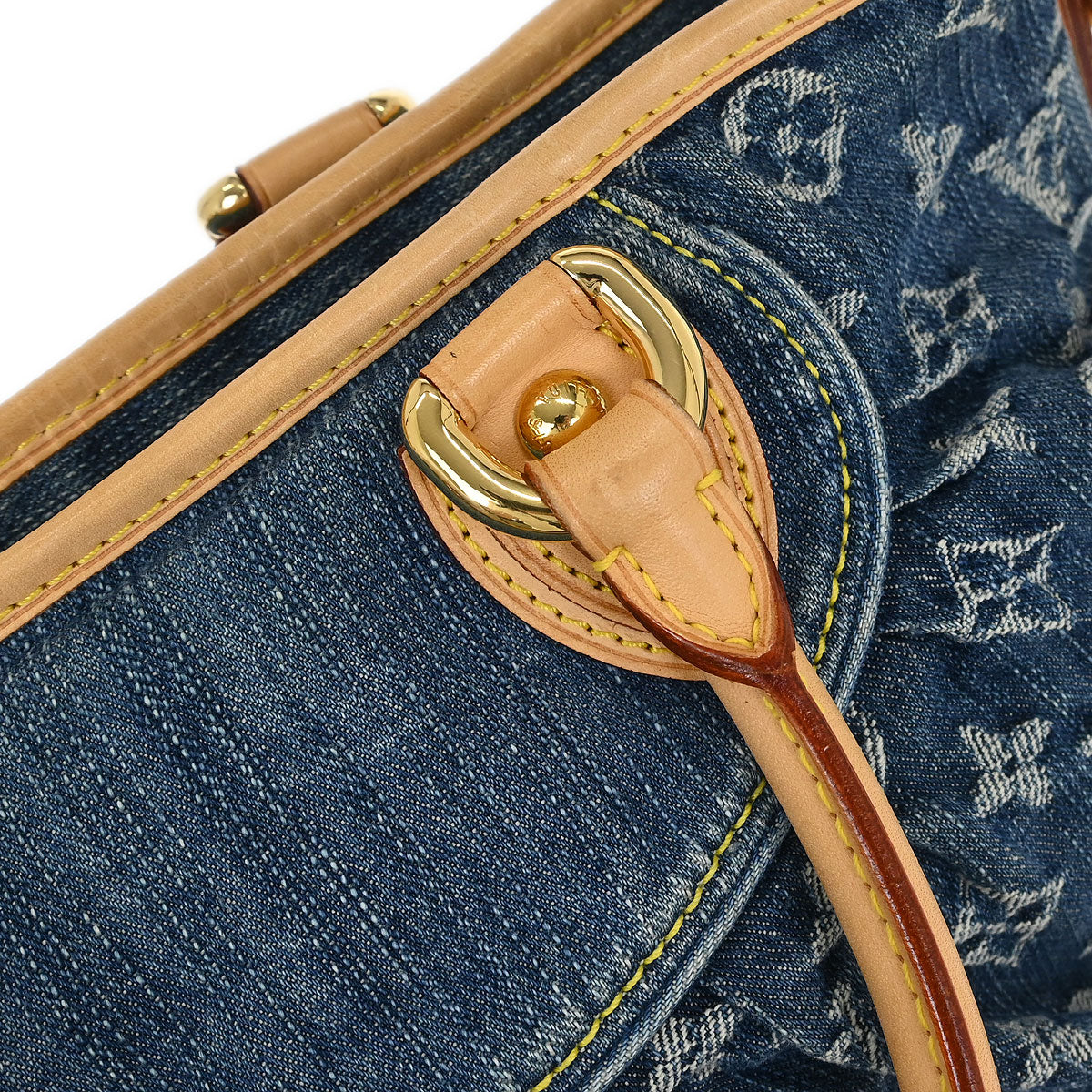 Louis Vuitton Monogram Denim Neo Cabby MM 2way Tote Handbag M95349 - Image 6