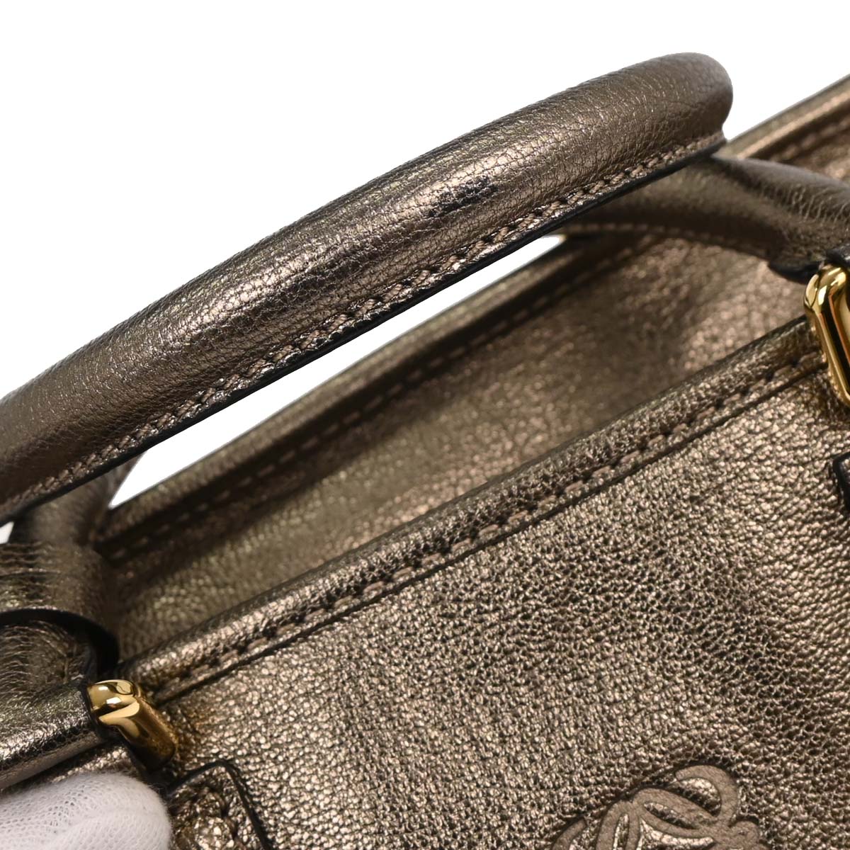 Loewe Gold Amazona 28 Handbag - Image 6