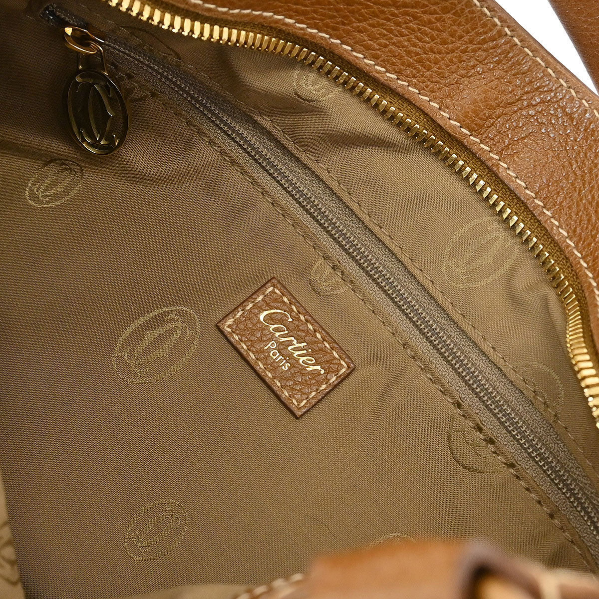 Cartier Brown Marcello Handbag - Image 9