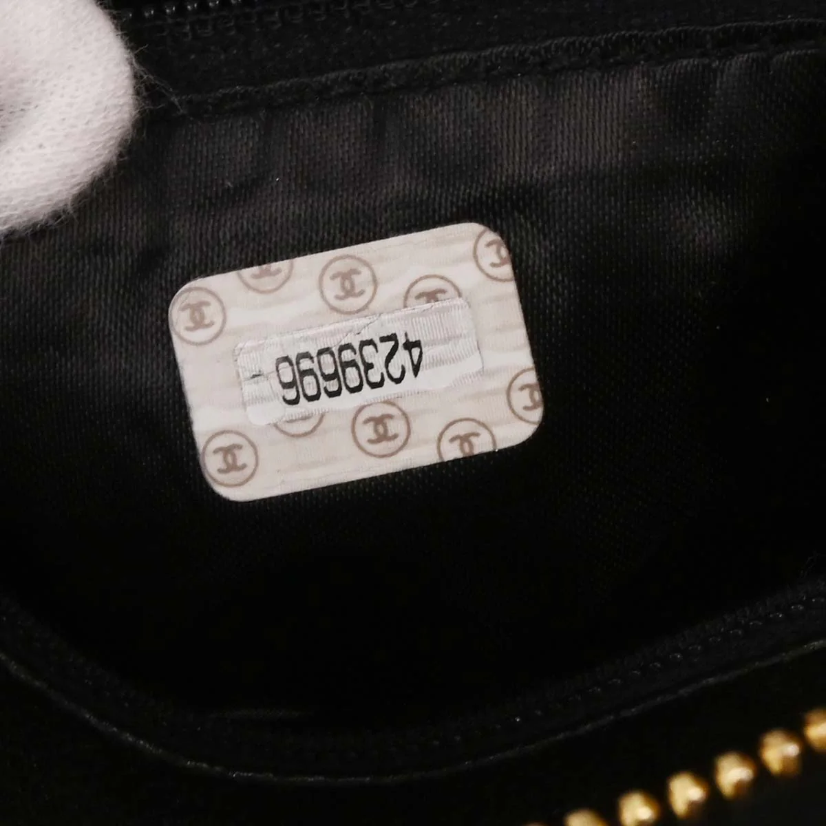 Chanel Black Suede Handbag - Image 10