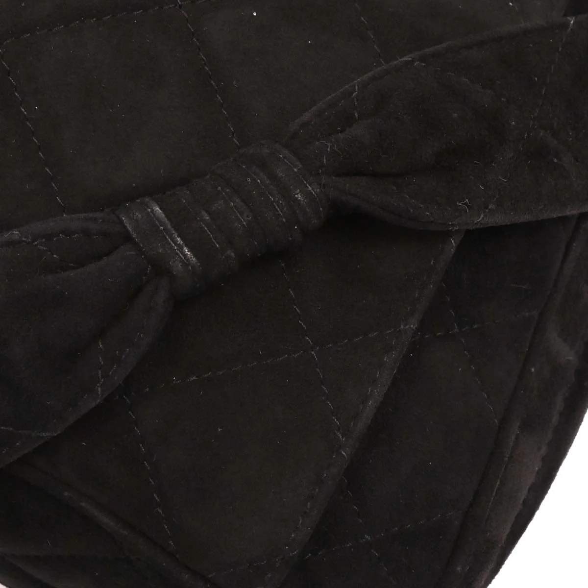 Chanel Black Suede Handbag - Image 7