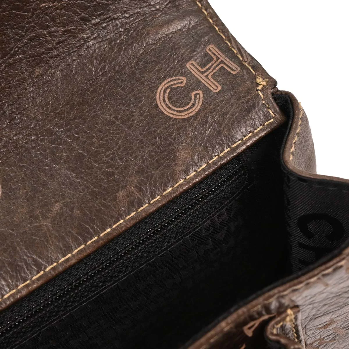 Chanel 2003-2004 Brown Calfskin Handbag - Image 7