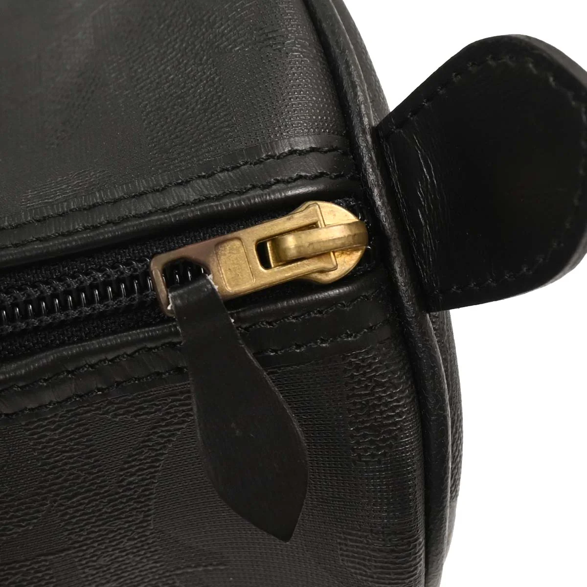 Christian Dior Black PVC Trotter Duffle Handbag - Image 4