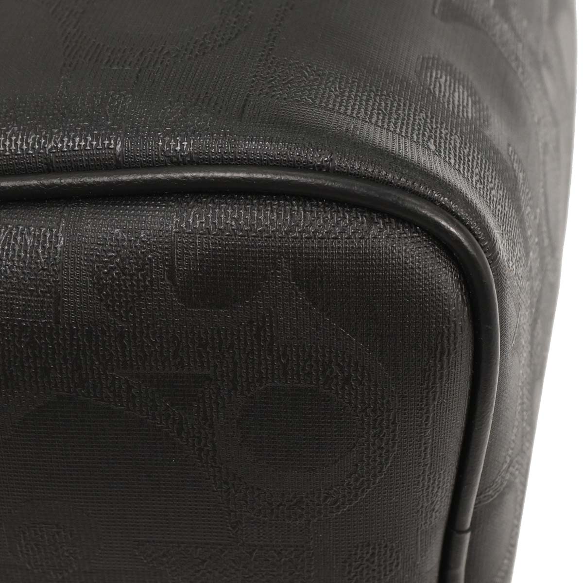 Christian Dior Black PVC Trotter Duffle Handbag - Image 6