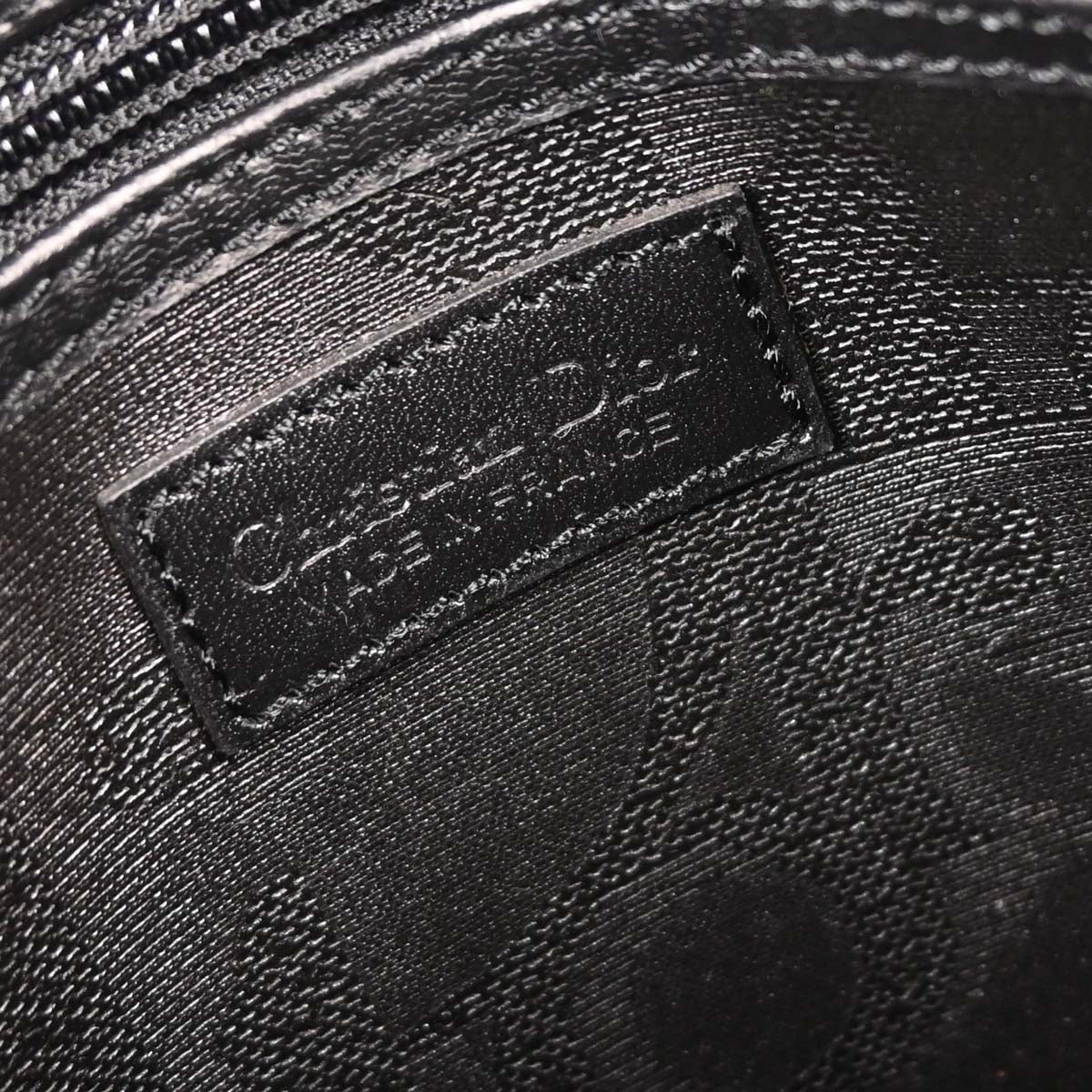 Christian Dior Black PVC Trotter Duffle Handbag - Image 9
