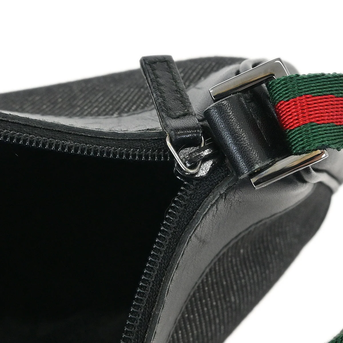 Gucci Black Sherry Accessory Pouch Handbag - Image 7