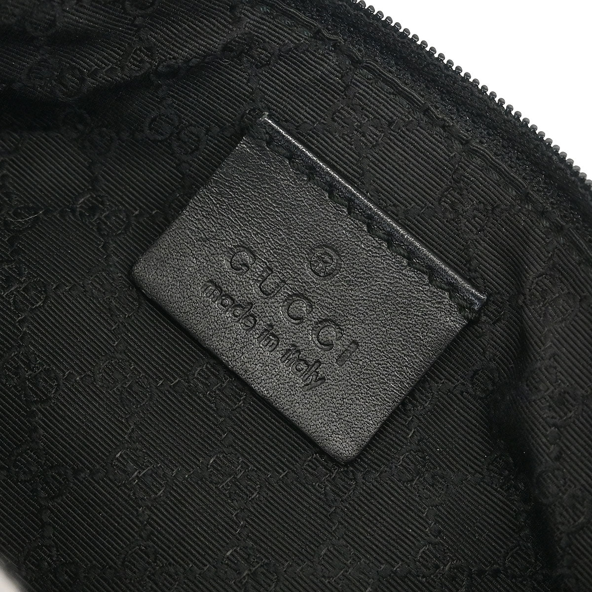 Gucci Black Sherry Accessory Pouch Handbag - Image 9