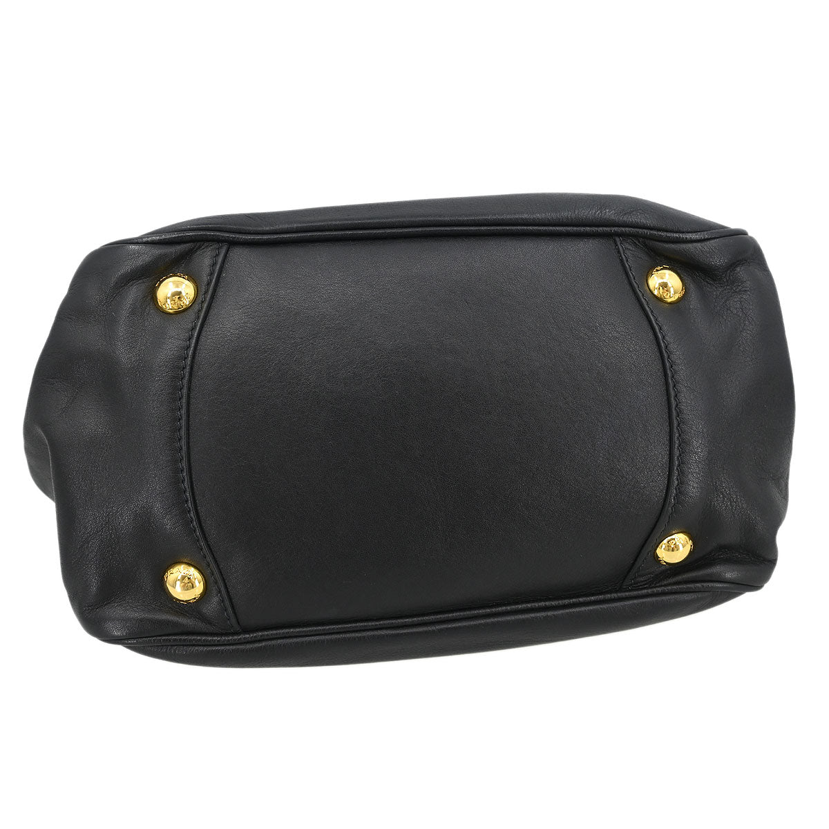 Prada Black Leather 2way Shoulder Handbag - Image 3